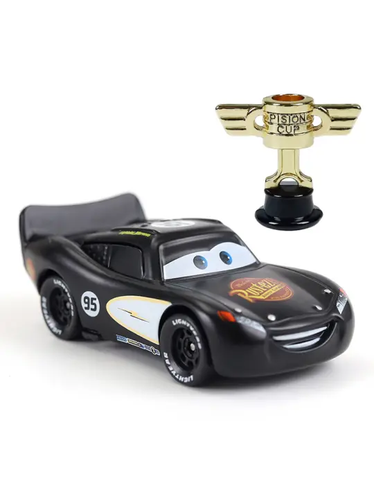 Coche De Carreras Negro McQueen Generación 1 Modelo De Película Piston Cup Set Regalo De Cumpleaños Para Niños Juguetes De Metal 1:55 - 1