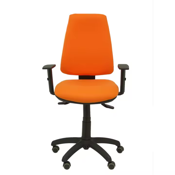 Piqueras Y Crespo Silla Elche S BALI Naranja Ergonómica con Brazos y Ruedas - 1