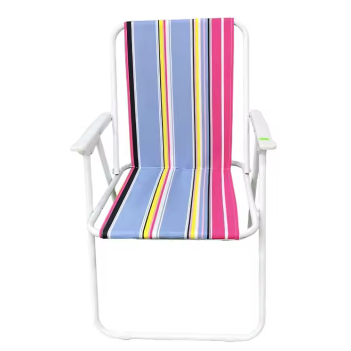 Silla de Taburete con Respaldo multición portátil Informal al Aire Libre para Patio Camping Pesca Barbacoa - 1