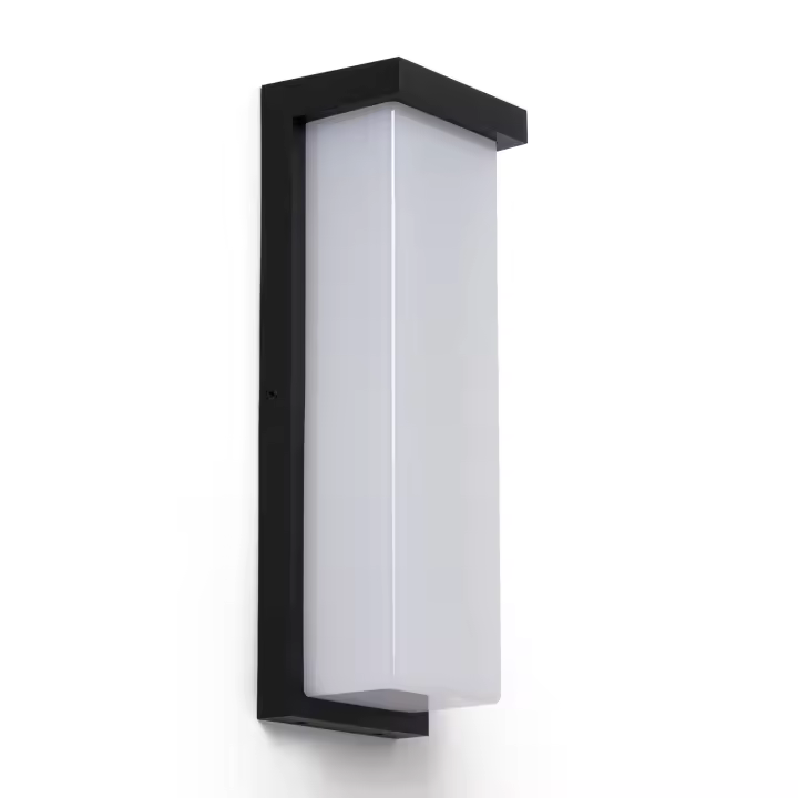 Ledkia Aplique de Pared Exterior LED 22W Aluminio Tyron 4000K Negro Blanco Neutro - 1