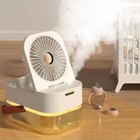 Ventilador 3 en 1 con humidificador y proyección de Luz para a fresh Environment y hhydratado - details 1