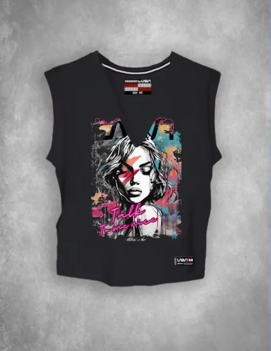 Lasal Marcas Mujer Ropa Camisetas y tops Lasal mujer Lasal mujer camisetas  Camiseta mujer - Lasal- TALK negra - 1