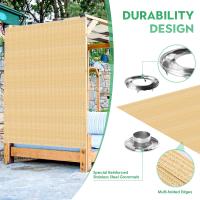 Tela de sombra para exteriores, cenadores, terrazas y patios traseros, con protección UV, material resistente al calor, ojales reforzados. - details 2