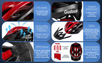 Casco De Bicicleta Para Adultos Hombres Y Mujeres Con Ajuste Por Dial Visera Desmontable Casco De Ciclismo Montaña Y Carretera - details 1