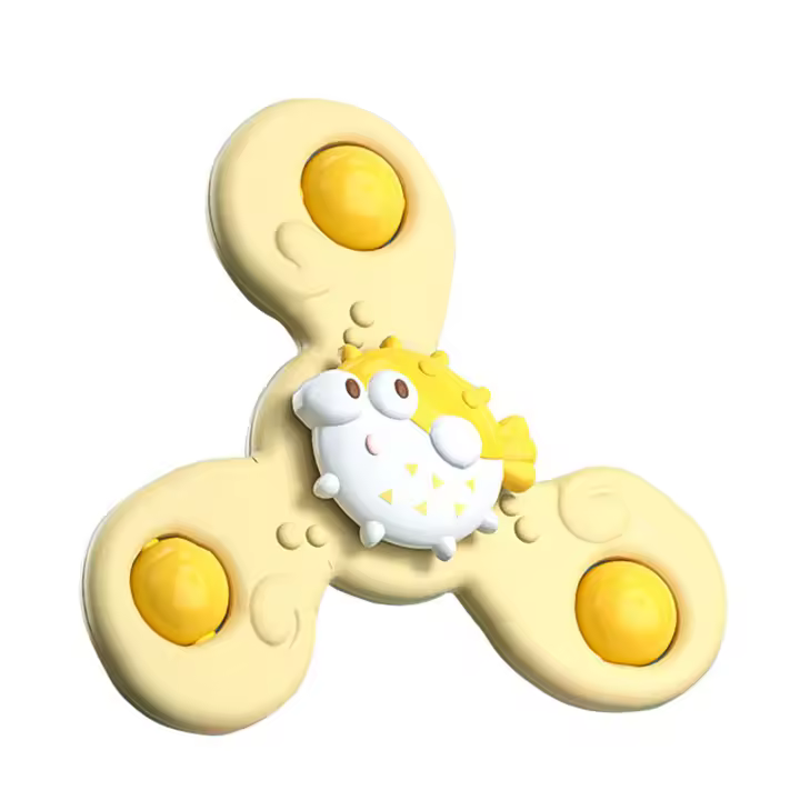 Juguete Educativo Para Baño De Bebé Ocean Cartoon Con Ventosas Giratorias Regalo Para Niños Juguetes - 1