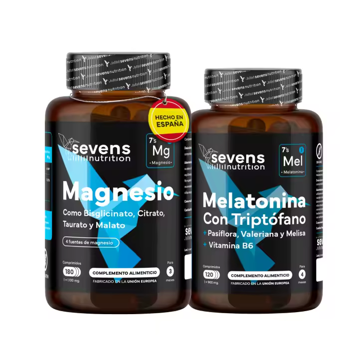 Pack Magnesio Complex + Melatonina 1,9mg - Descanso y Relajación Muscular - 1