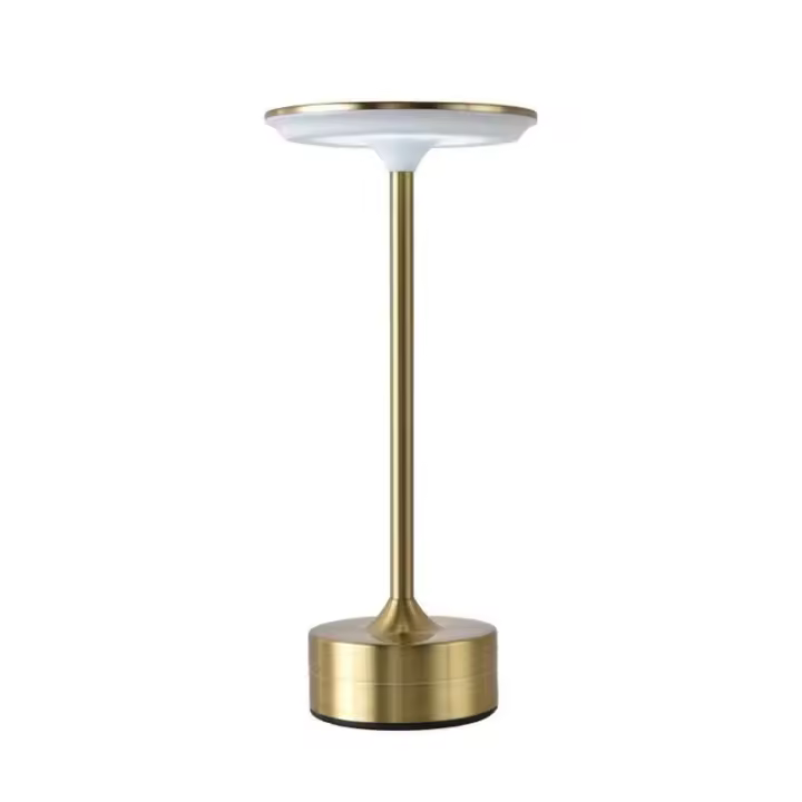 Lámpara De Mesa LED Sin Cable Con Interruptor Táctil Recargable Por USB Luz De Ambiente Portátil Para Dormitorio Y Comedor - 1
