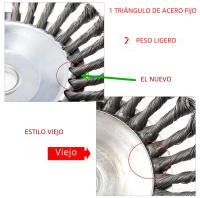 Cabeza De Trimmer De Hierba Universal Upgrade 6/8/10 Pulgadas Rueda De Acero Para Motosierra Jardín Trimmer De Hierba - details 5