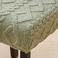Funda De Silla De Comedor Gruesa Tela Jacquard Suave Cubierta Elástica Para Oficina Silla De Sala De Estar Color Sólido Fundas De Silla Para Boda Y Banquete - details 23