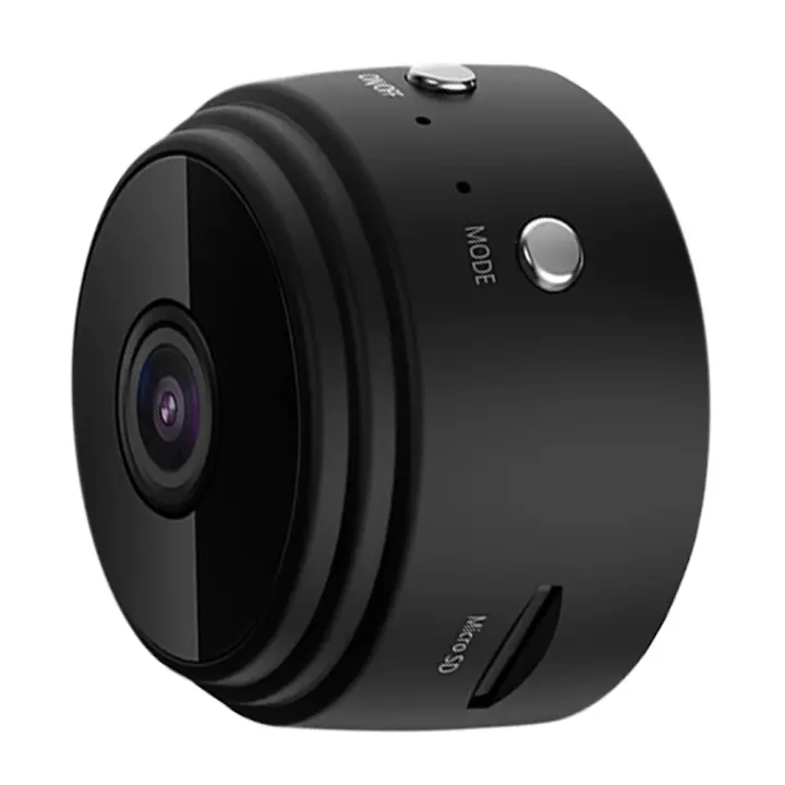 Cámara Mini WiFi HD 1080p Con Visión Nocturna Cámara De Seguridad Recargable Por USB Control Remoto Para Bebés Y Mascotas - 1