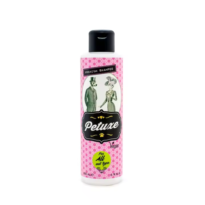 Petuxe Cosmetics Champú para Perros y Gatos de Todas las Razas - Vegano y Enriquecido con Vitamina E y Pantenol - 1