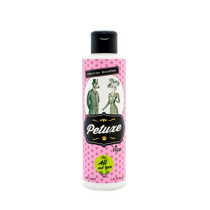 Petuxe Cosmetics Champú para Perros y Gatos de Todas las Razas - Vegano y Enriquecido con Vitamina E y Pantenol - 1