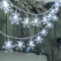 Luces De Navidad Con Forma De Copos De Nieve 1.5M-30M Para Decoración Interior Y Exterior Árbol De Navidad Año Nuevo 2024-2025 - details 6