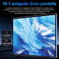 Promoción en 2025 5G nueva tableta original Android de 10,1 pulgadas 16GB Ram 1tb ROM 20000 MA 14 núcleo Android 13.0 4G / 5G red portátil WiFi Bluetooth ultra HD pantalla completa en venta con teclado para auriculares Bluetooth - details 0
