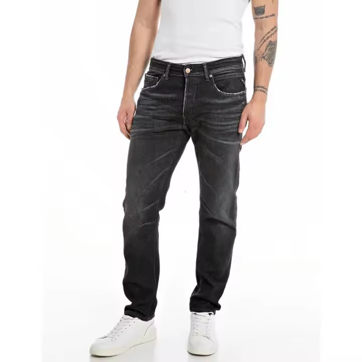 Ropa hombre Pantalones Replay Vaqueros M1008p.000.501 578 Negro - 1