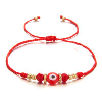 Pulsera Turca Con Ojo Maléfico Para Hombres Y Mujeres Hecha a Mano Con Hilo Tejido Y Cuentas De Cristal Para Parejas Joyería De Moda - details 8