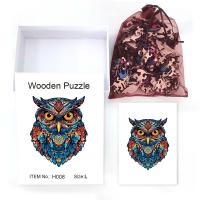 Puzzle 3D De Madera Personalizado Con Ícono De Corazón Para Adultos Hombres Y Mujeres Juguete Interactivo Educativo De Familia Regalo De Descompresión - details 3