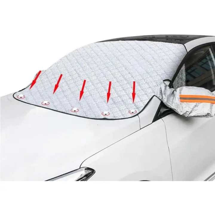 Protector Parabrisos Coche Delantero Magnético | Protege de Viento, Hielo, Lluvia y Rayos UV - 1