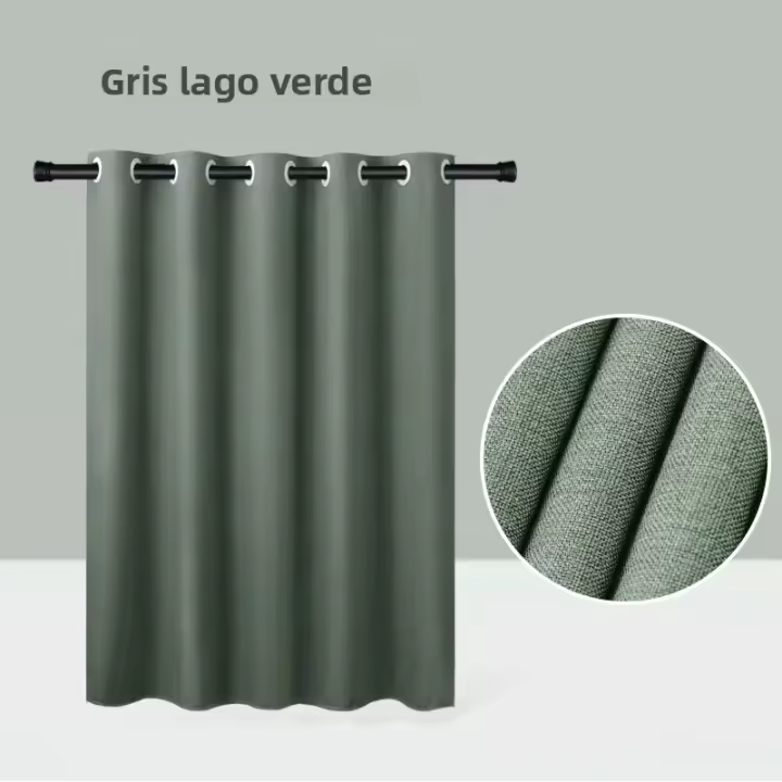 Cortina De Ducha Impermeable Y Laminada Gruesa De Lino sintético - 1