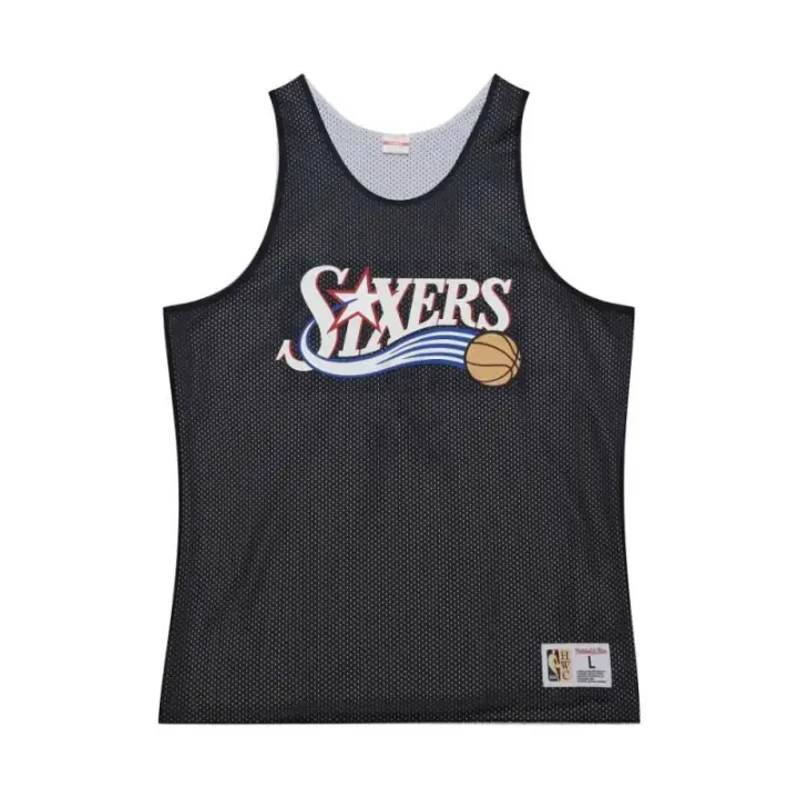 Camiseta Reversible Philadelphia Sixers NBA Mesh Tank Vintage Logo - Mitchell and Ness - 1