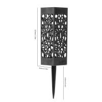 Vaso De Flor Para Tumba En Plástico Con Palillo Y Orificio Para Drenaje Soporte Decorativo Para Monumentos En Cementerio - details 4
