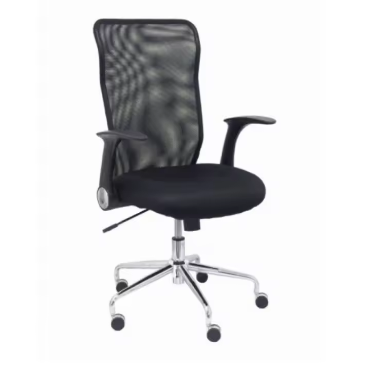 Silla minaya respaldo malla negro - 1