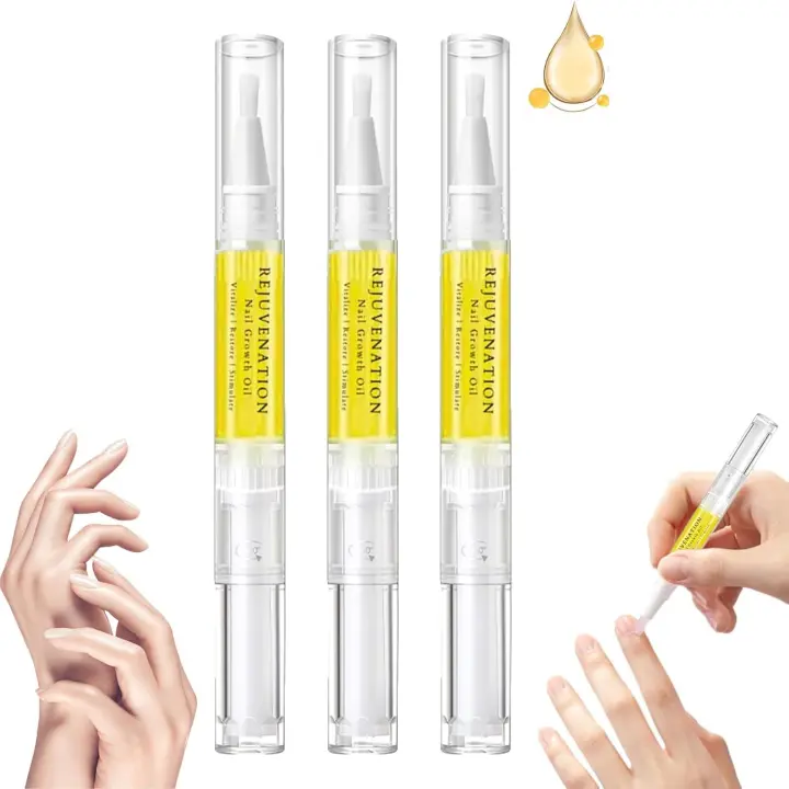 Aceite rejuvenecedor para el crecimiento de las uñas, suero rejuvenecedor para el crecimiento de las uñas (paquete de 8) - 1