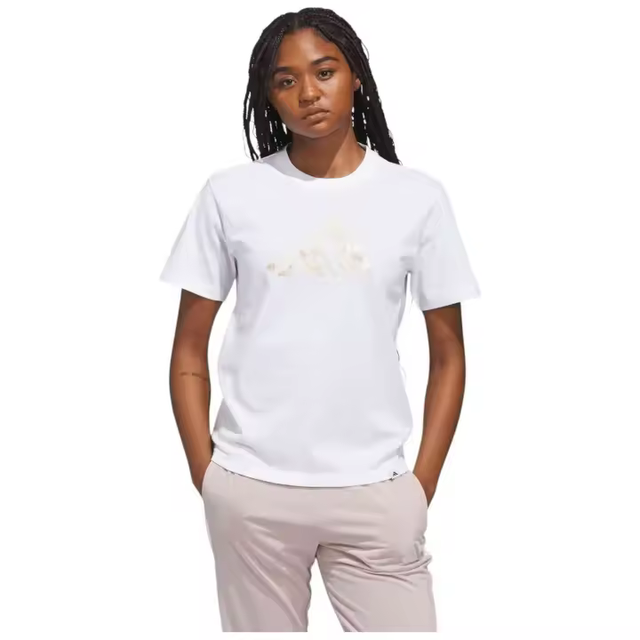 Camiseta De Manga Corta Adidas modelo KB2429 para Mujer en color Blanco - 1