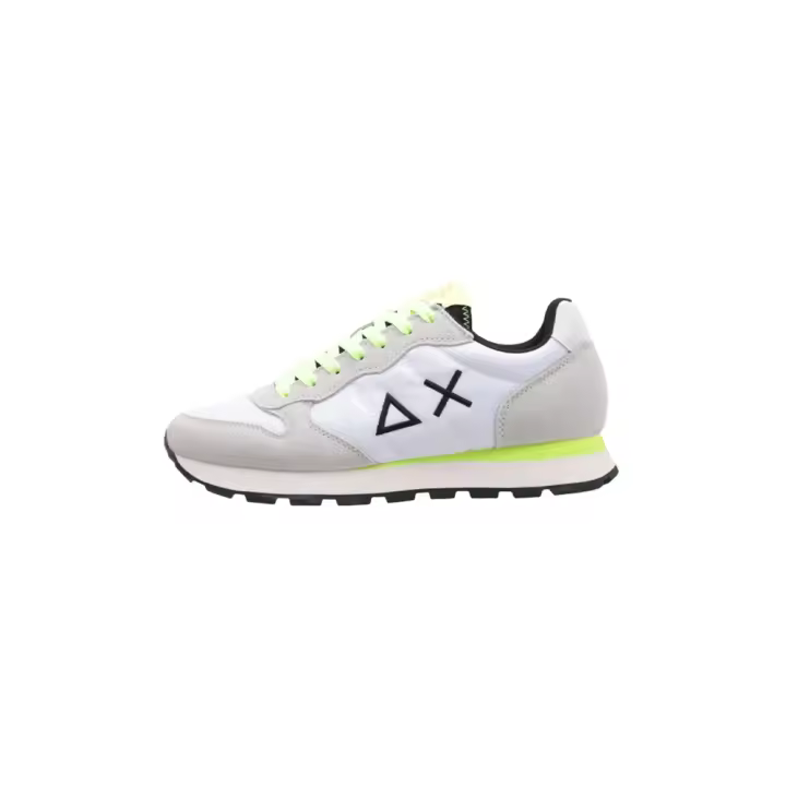 Sun68 TOM FLUO Deportivas Planas Hombre Blanco - 1