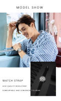 Reloj De Pulsera De Cuarzo Para Hombre EUTOUR Marca De Lujo Impermeable Con Indicador Numeral Arábigo Material De Correa Resina - details 11