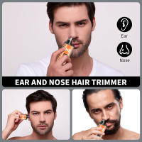 Trimmer De Nariz Y Orejas Eléctrico HIENA Recargable Mini Pocket Para Cabello Y Cejas Adecuado Para Uso Humedo Y Seco - details 0