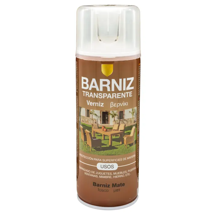 NQT Pintura spray 400ml Barniz para Metal/Madera/Plástico - 1