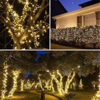 Guirnalda Luces Exterior Solar 22M 200 LED Blanco Calido, Cadena de Luces Navidad, 8 Modos, Decorativas Impermeable para Arbol, Patio, Jardin - details 0