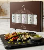 5 Elementos Gran Selección Aceite de Oliva Virgen Extra - Estuche Premium Degustación 5 Variedades: Picual, Arbequina, Cornicabra, Hojiblanca, Redondilla - Set Regalo Gourmet y Cata - 5x100ml - details 1
