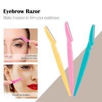 Juego De Tijeras Para Cejas Y Rostro En Colores Variados 40/30/12/10 Pcs Herramientas Multifuncionales Con Cubierta De Precisión Para Seguridad - details 2