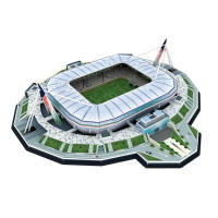 Modelo De Estadio De Fútbol 3D DIY PARC DEC PRINCES Juguete Educativo Para Niños Tamaño Grande Material Papel - details 2