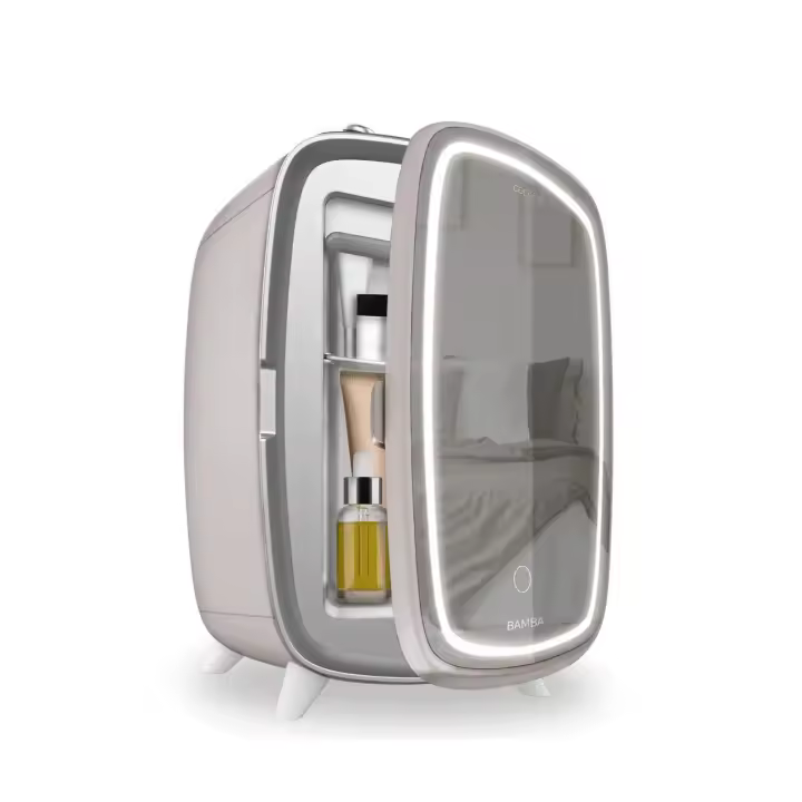 CECOTEC 04442 Nevera de Cosméticos 6L con Espejo y Luz LED - Bamba CoolingBeauty 6000 - 1