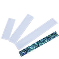 Molde De Silicona Para Marcadores Rectangulares 3Pcs Herramientas De Joyería Para La Casteación De Epoxy UV Accesorios DIY - details 7