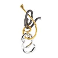 Juguete De Desafío Inteligente Con Escritura Mágica Labyrinto Desbloqueable De Metal Para Niños Y Adultos Juego De Lógica IQ Brain Teaser - details 6