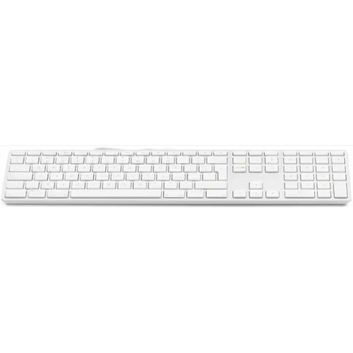 Teclado USB de fuente grande Teclado USB con cable de 110 teclas con 2x USB y cubierta superior de aluminio - Francés AZERTY - 1
