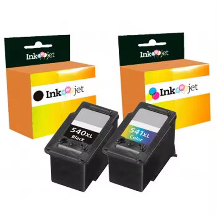 Canon PG540XL CL541XL Pack 2 tintas Compatible 5222B005 / 5225B005, 5226B005 / 5227B005 - 1
