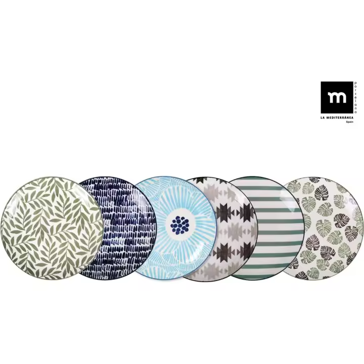 La Mediterránea - Fuente Redonda Estilo Japonés 20cm (1 unidad) Gama Midori - Práctica, resistente y apta para lavavajillas - 1