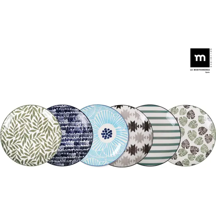 La Mediterránea - Fuente Redonda Estilo Japonés 20cm (1 unidad) Gama Midori - Práctica, resistente y apta para lavavajillas - 1