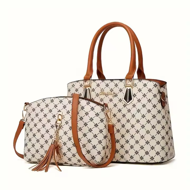 Nueva Bolso De Mano Estilo Coreano Para Mujer Bolso De Hombro Mensajero Bolso De Madre Bolsa De Nylon Con Cierre De Cremallera - 1