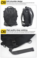 Bolsa De Asiento Trasero Para Motocicleta 37L Impermeable Almacenamiento De Casco Y Equipaje Moto Bolsa De Hombro Dual Uso - details 6
