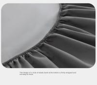 Sábana Protectora Impermeable Para Cama Doble 160x200 Anti-bacterias Anti-pulgas Lavable Tejida Con Técnica De Tat Forro Poliéster 300TC - details 14
