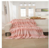 Manta de Decoración Cubre Sofá ,Manta viaje de sedalina , Manta Terciopelo Estampada Invierno para cama gran tamaño, manta de playa,manta de regalo 130x160/160x220/220x240 - details 4