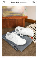 Zapatos Para Hombre Minimalistas De Cuero Split Cómodos Y Transpirables Zapatillas De Caminar Zapatos Casuales Blancos Con Suela De Goma - details 17