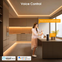 Tira De LED COB Zigbee USB 5V 1m 2m 3m Calor Natural Blanco Para Iluminación De TV Armario Decoración De Habitación Compatible Con Alexa/Google Assistant - details 0