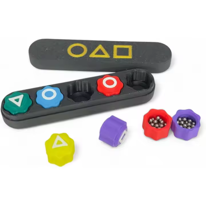 C.A - Juego de Dados Gonggi, Juego Tradicional Coreano, Juego de la mitica Serie de TV los Juegos del Calamar. - 1